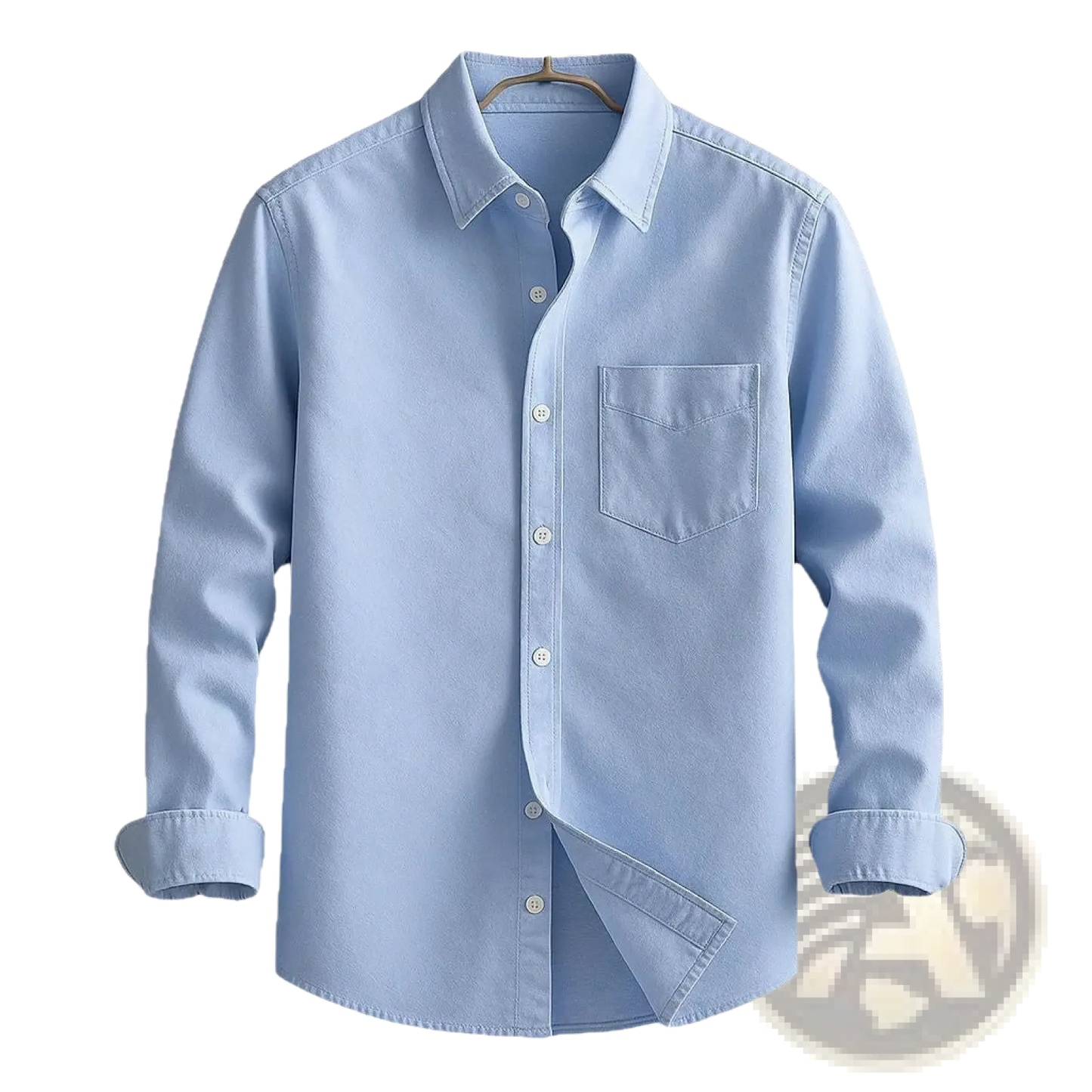 Men's Relaxed Fit Long Sleeve Cotton Linen Shirt