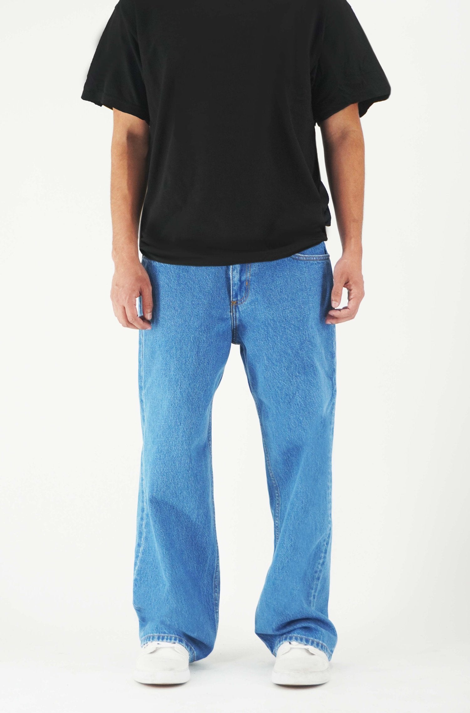 Blue Baggy Jeans