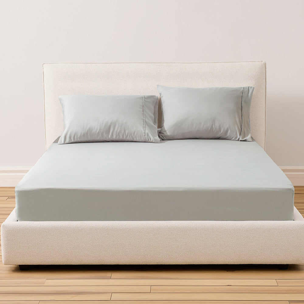 Kasentex Spring All Season Deep Pocket Fitted Sheet Set with Pillowcases, Room Decor, Graduation Gifts