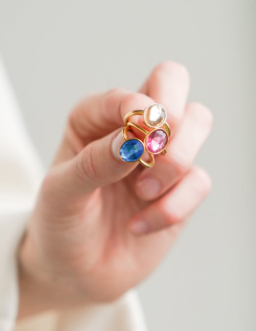 Anillo de Gema de Amatista