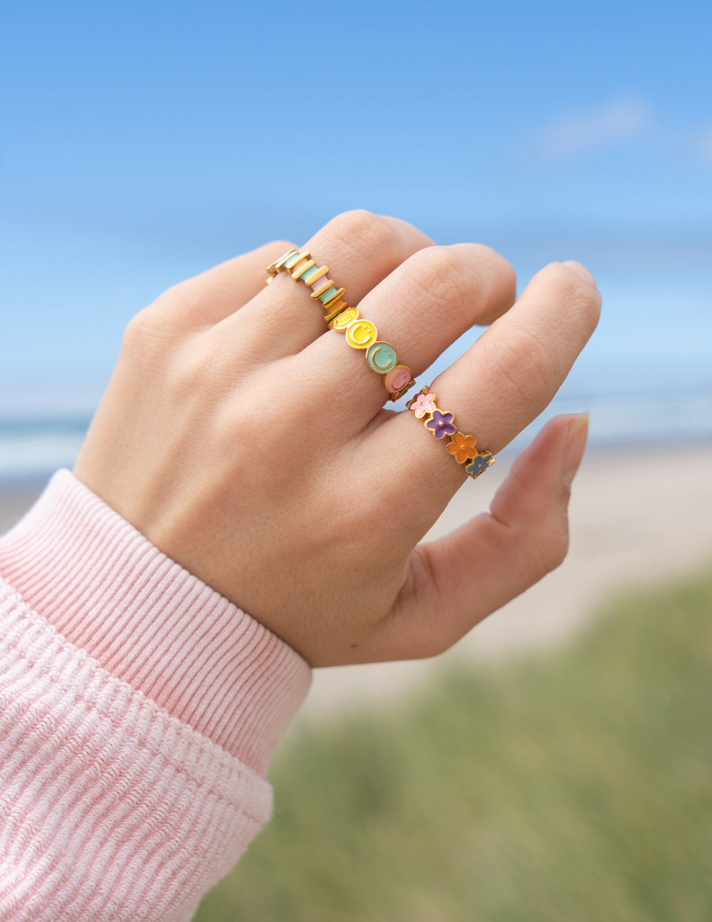 Anillo de Esmalte Escalado