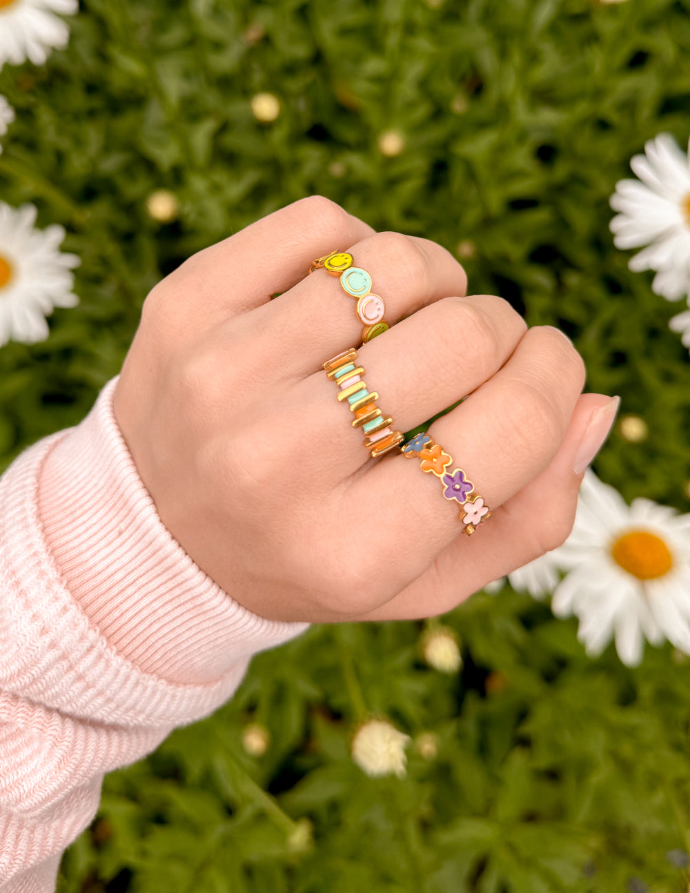 Anillo de Esmalte Escalado
