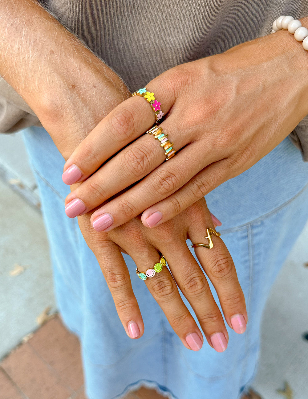 Anillo de Esmalte Escalado
