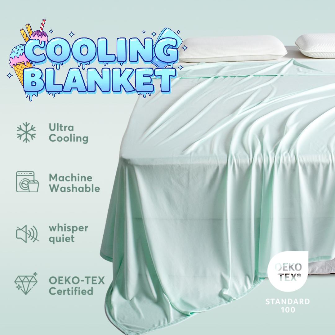 Kasentex Summer All Season Ultra Soft Silky Cooling Blanket, Hypoallergenic and Breathable