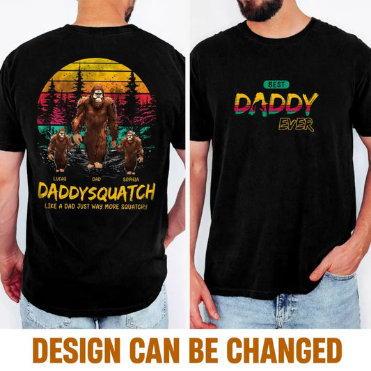 Personalized Dadsquatch/ Grandpasquatch T-shirt/ Hoodie/ Sweater - Father's Day Gift Idea