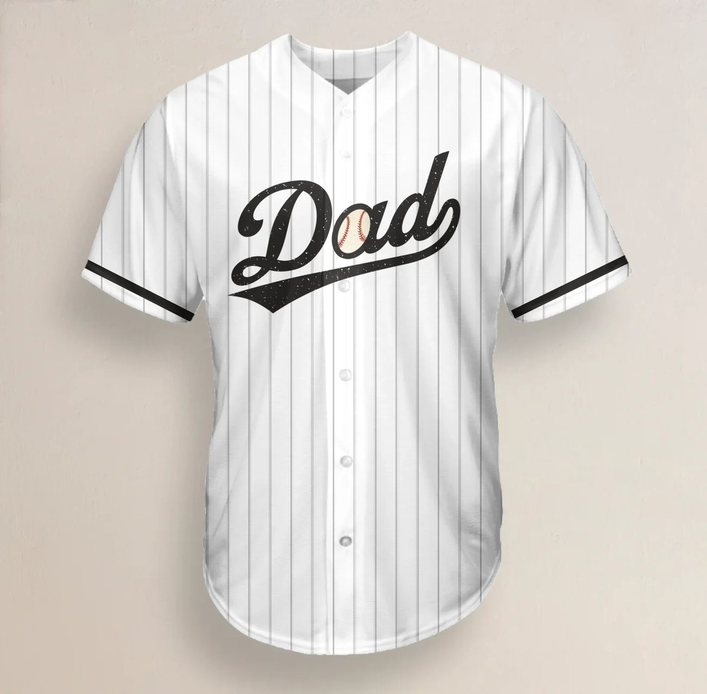 Personalized Best Dad Ever Baseball Jersey - Father's Day Gifts Idea