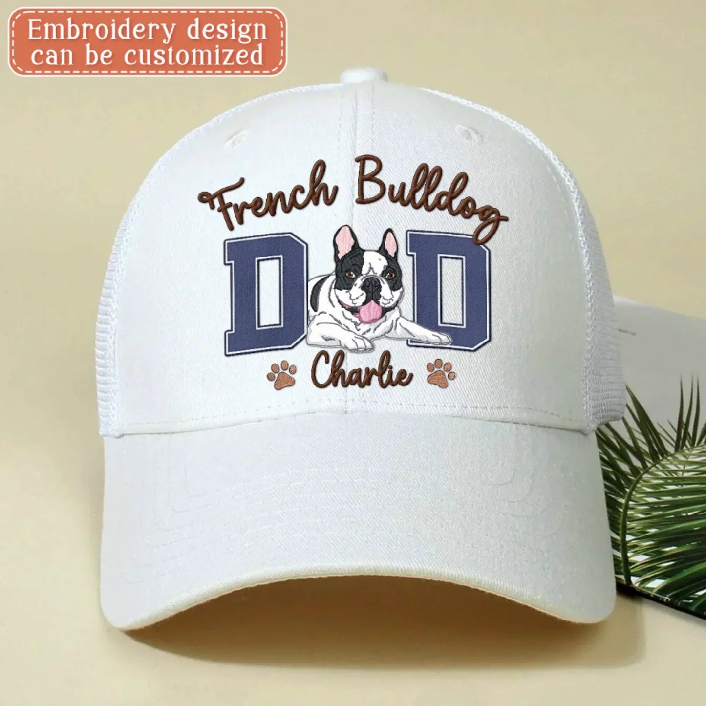 Personalized Dog Mom/ Dog Dad Embroidery Cap - Mother's Day/ Father's Day Gift For Dog Lover