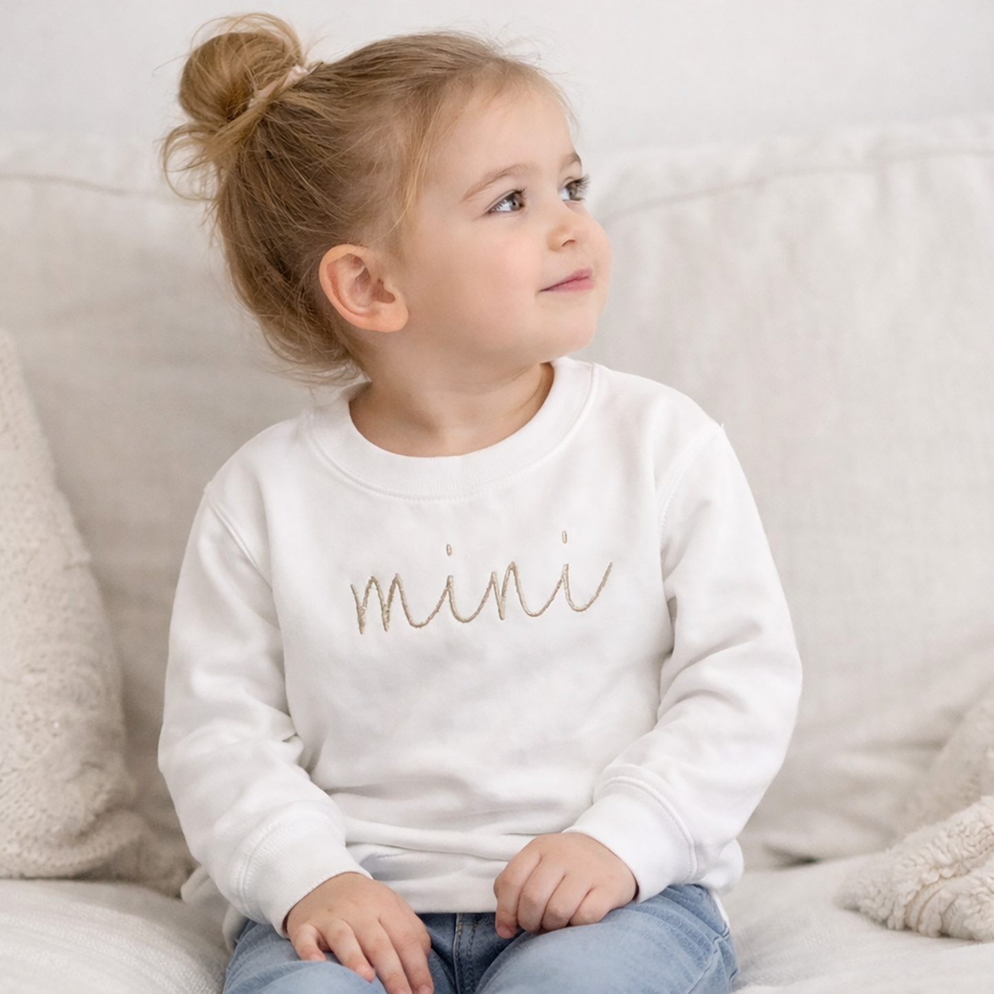 Custom Family Matching Sweatshirts | Embroidered Mama Dad & Baby