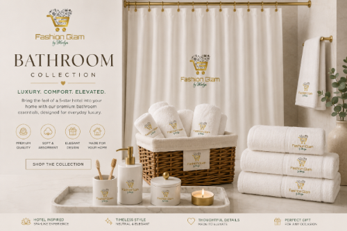 Luxury Bathroom Set — Fashion Glam by Marlyn