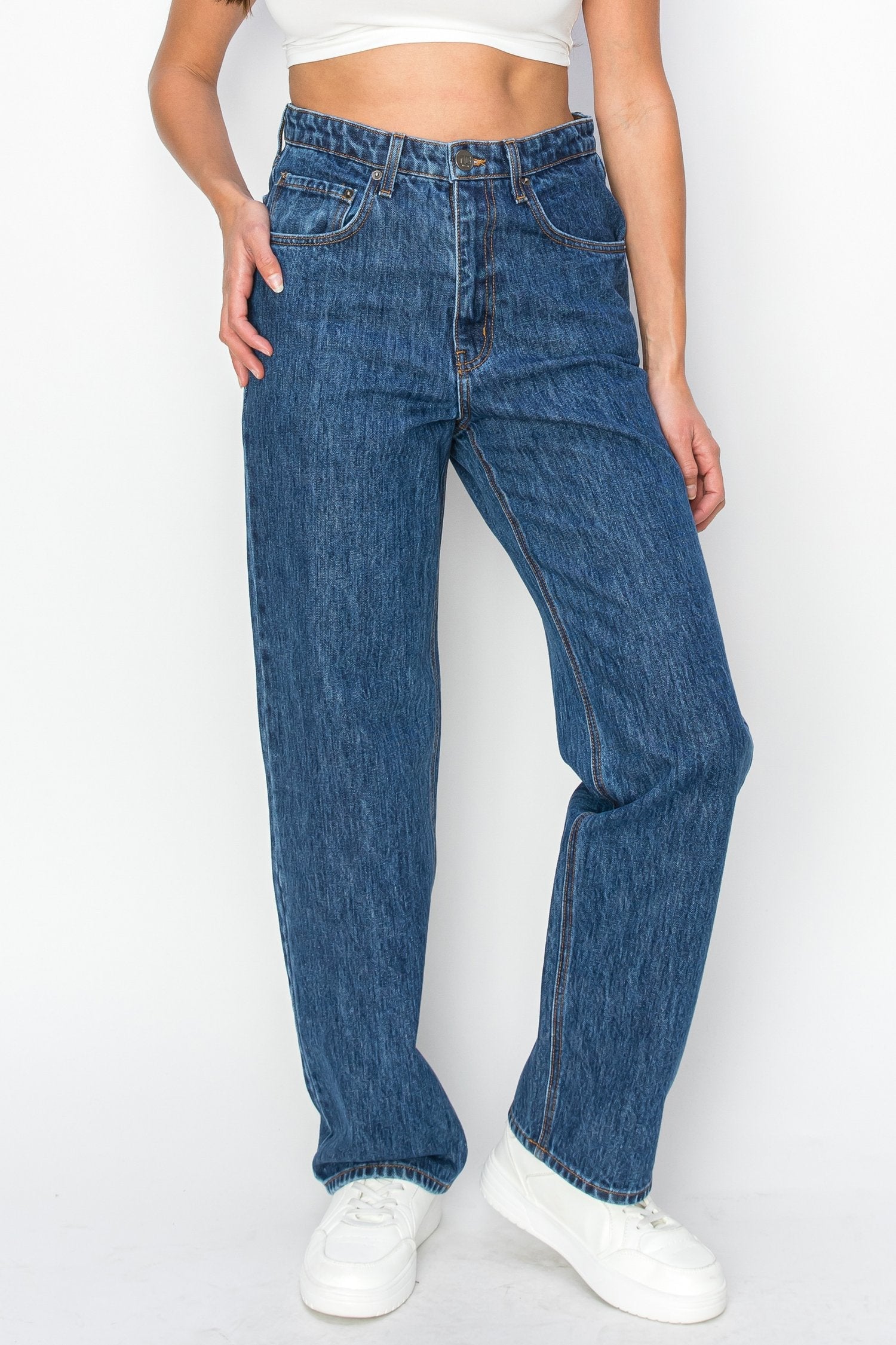 Blue Baggy Jeans