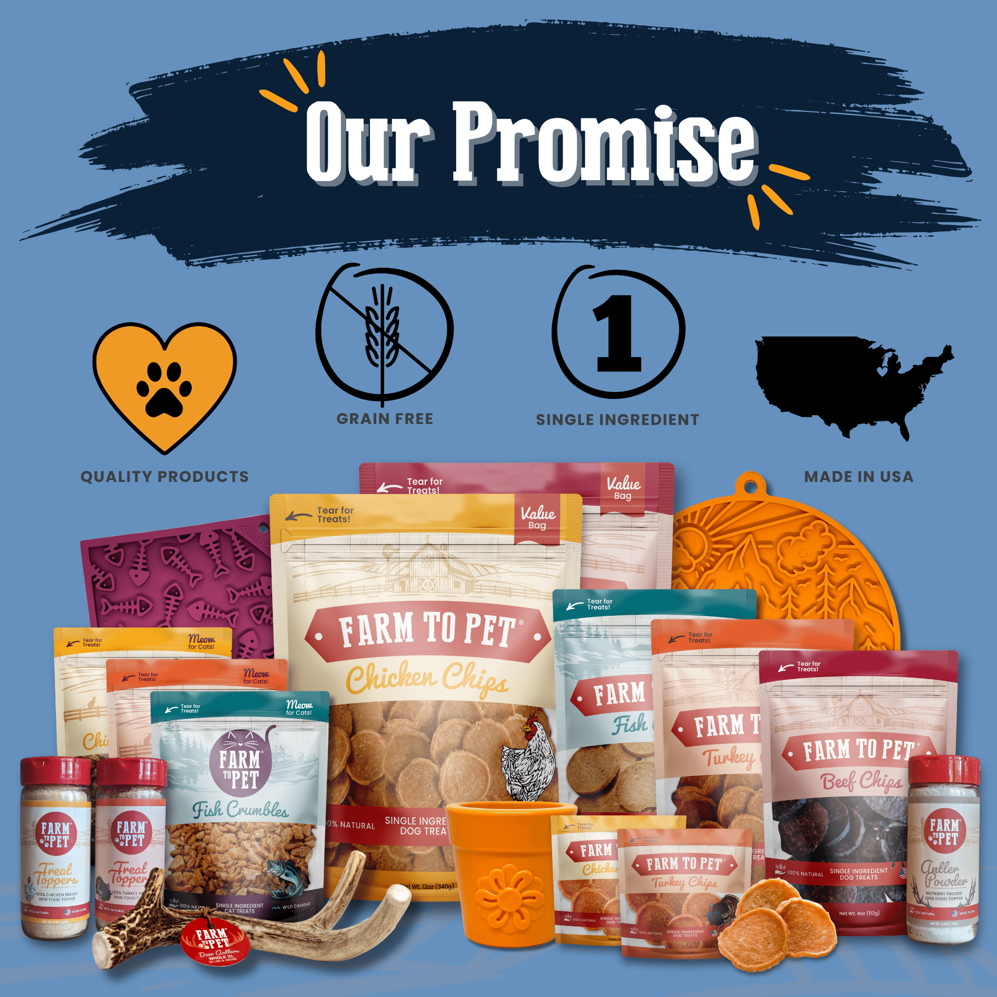 Dog Treats Party Pack | Dog Treat Variety Bundle