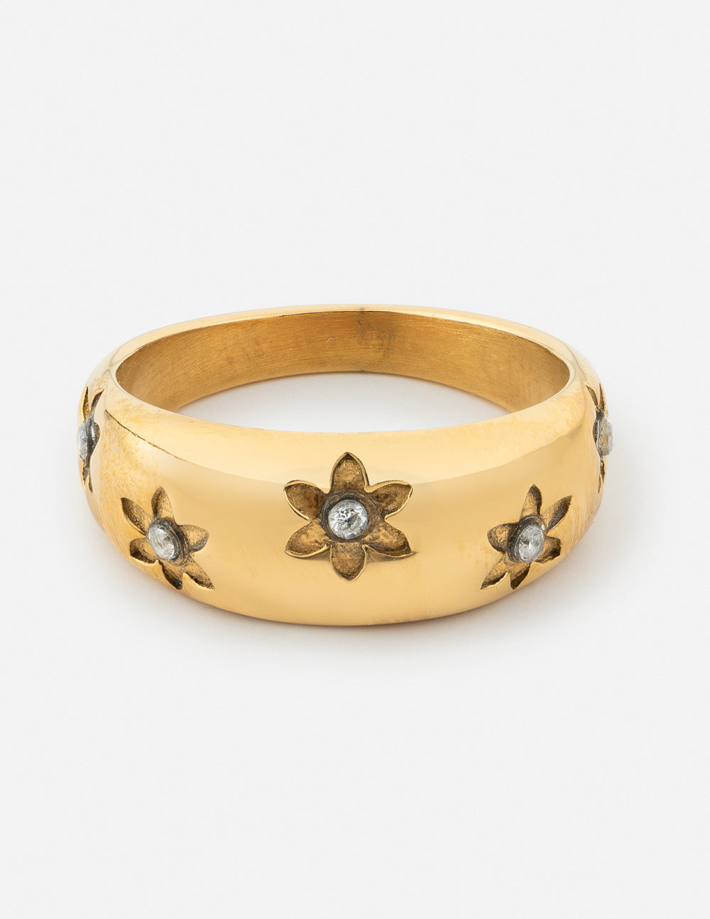 Anillo de cúpula floral