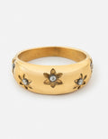 Anillo de cúpula floral
