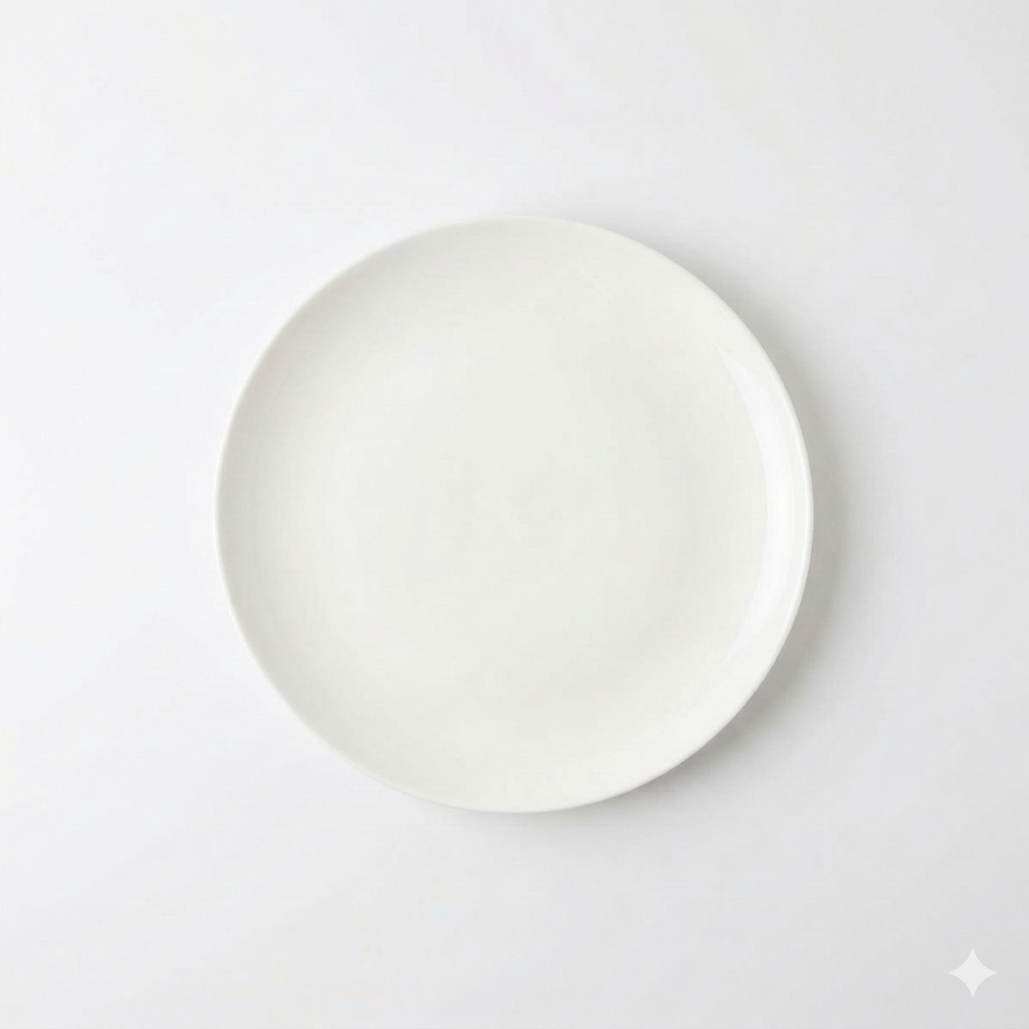 Angelic White Bread and Butter Plates - Set of 4