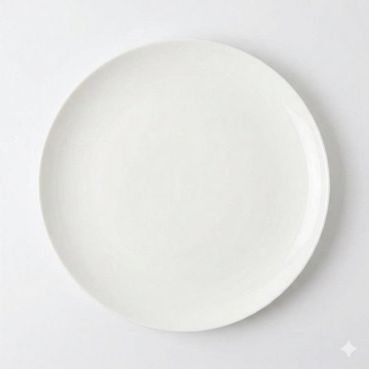 Angelic White Salad Plates-Set of 4