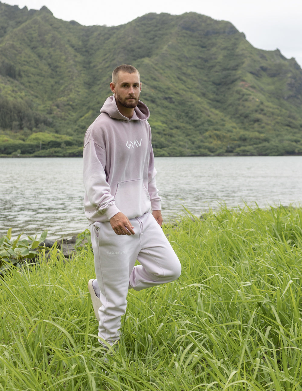 Highs and Lows Purple Unisex Sweatpants