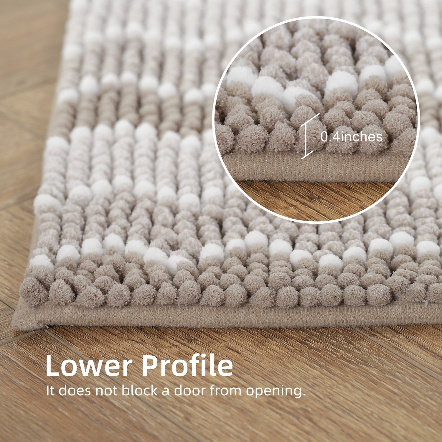 Kasentex Soft Absorbent Durable Non-Slip Bathroom Rug Mat, Room Decor, Graduation Gifts, Fathers Day Gift, Mother Gift, Easter Gift