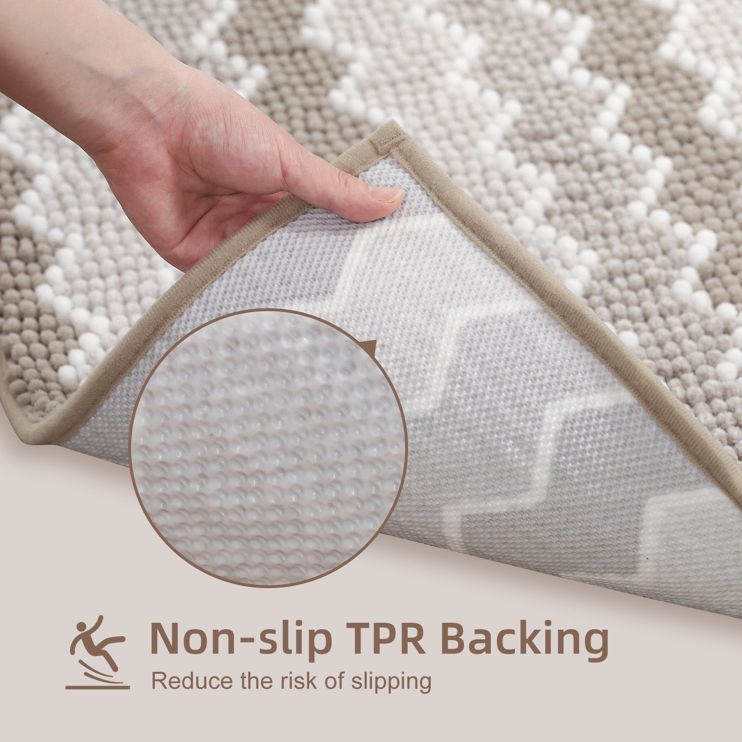 Kasentex Soft Absorbent Durable Non-Slip Bathroom Rug Mat, Room Decor, Graduation Gifts, Fathers Day Gift, Mother Gift, Easter Gift