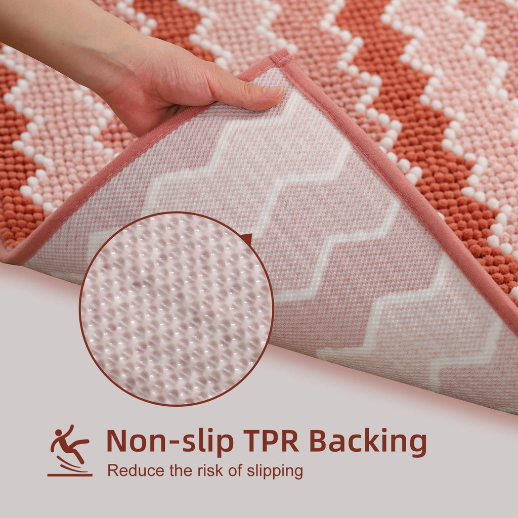 Kasentex Soft Absorbent Durable Non-Slip Bathroom Rug Mat, Room Decor, Graduation Gifts, Father's Day Gift, Mother's Gift, Easter Gift