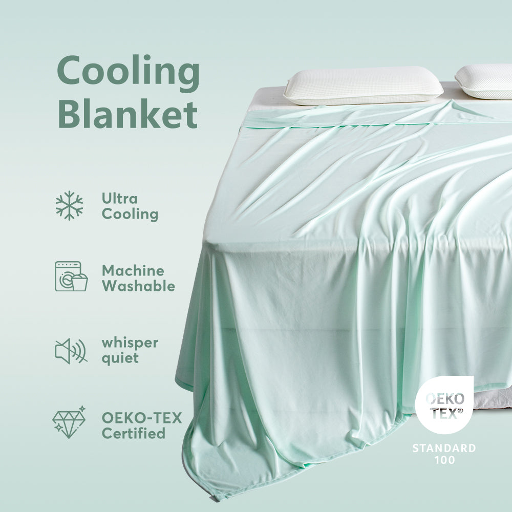 Kasentex Summer All Season Ultra Soft Silky Cooling Blanket, Hypoallergenic and Breathable