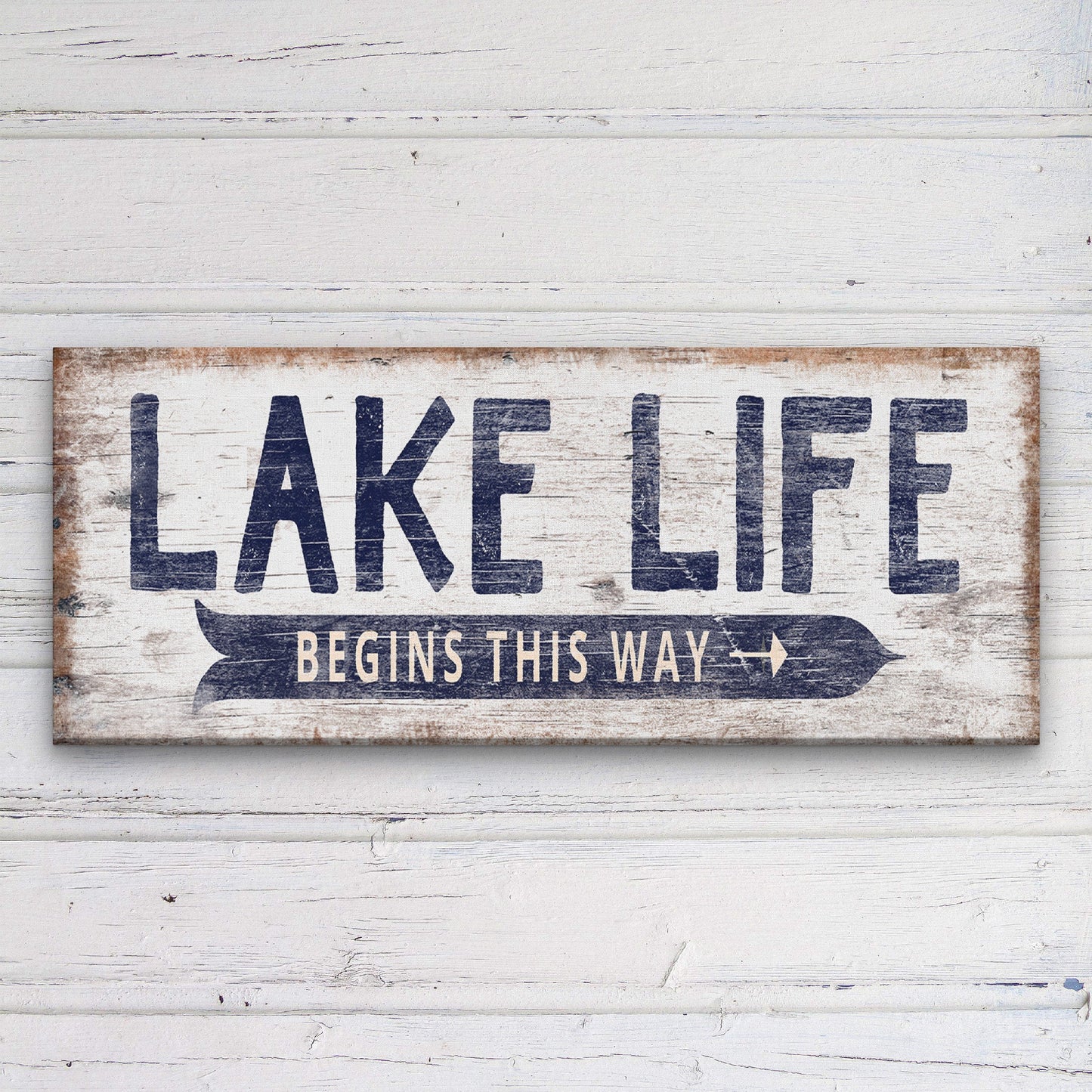 Personalized Lake Life Customizable Sign