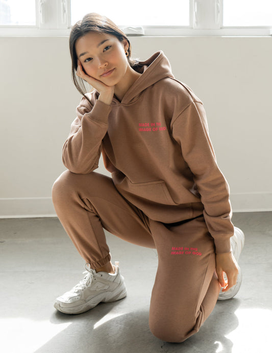 Made in the Image of God Brown Unisex Sweatpants
