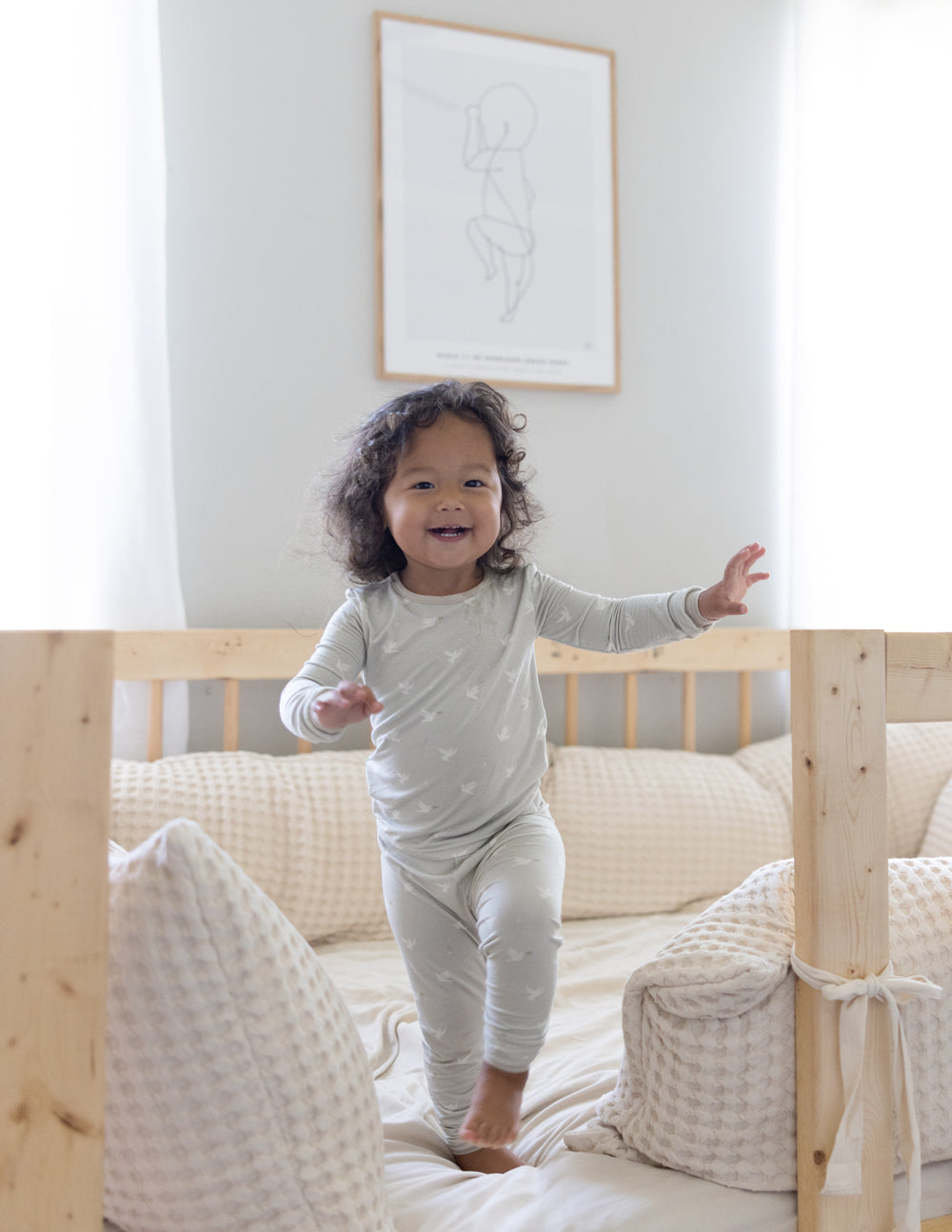 Peace Bamboo Kids Pajama Set