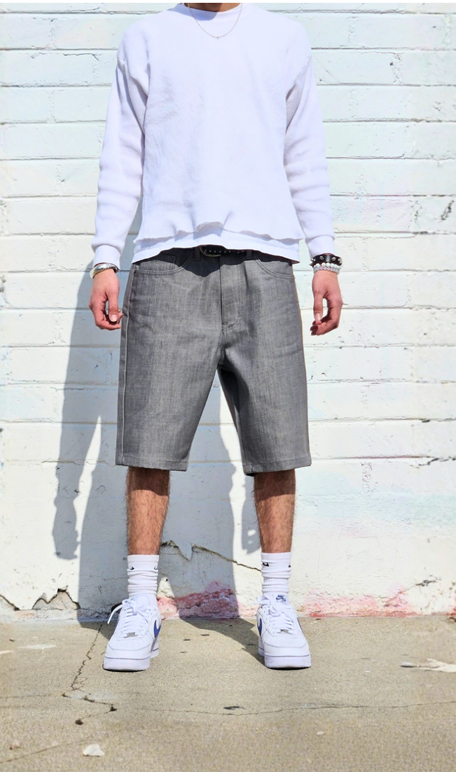 Blue Denim Shorts