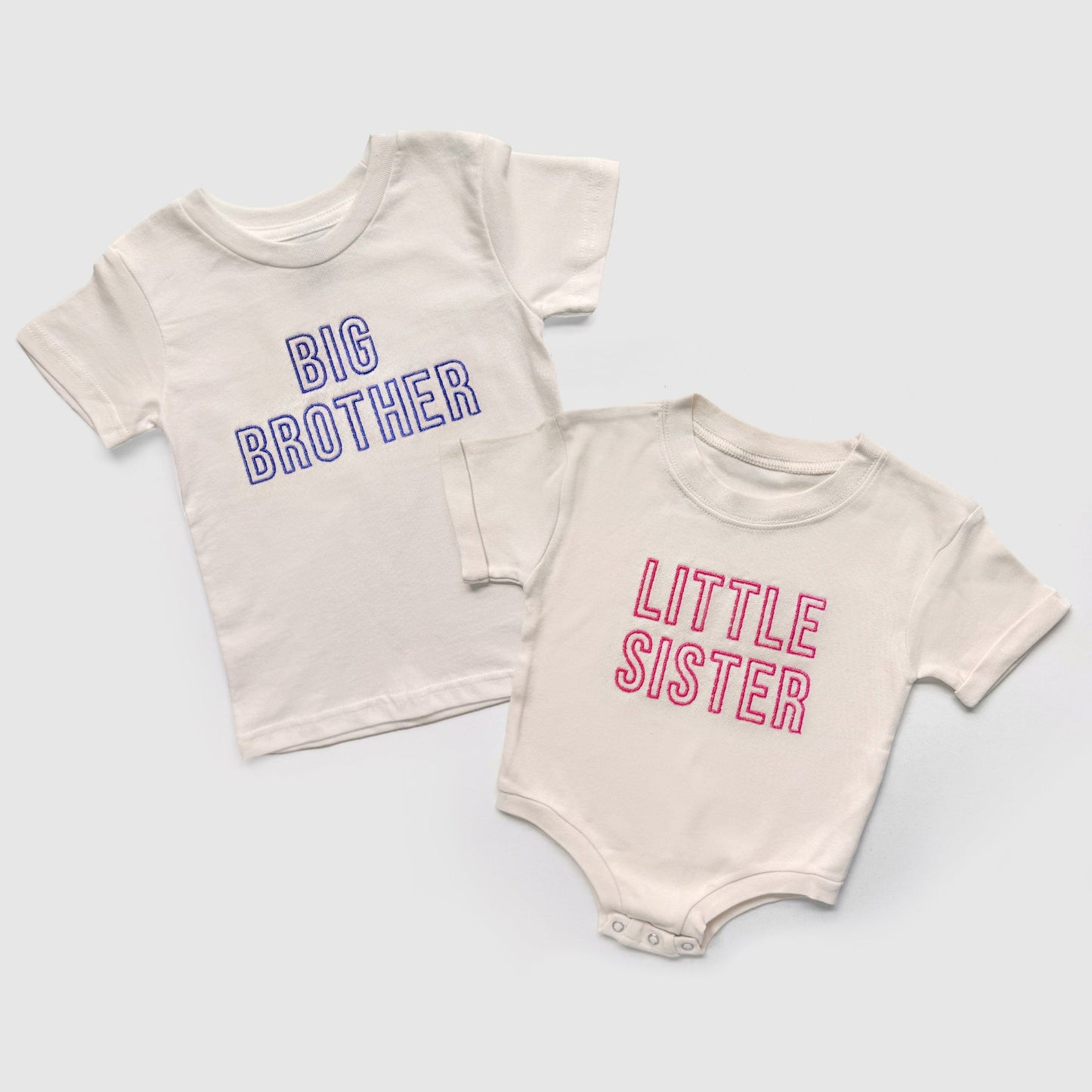 Custom Embroidered Matching Sibling Outfits