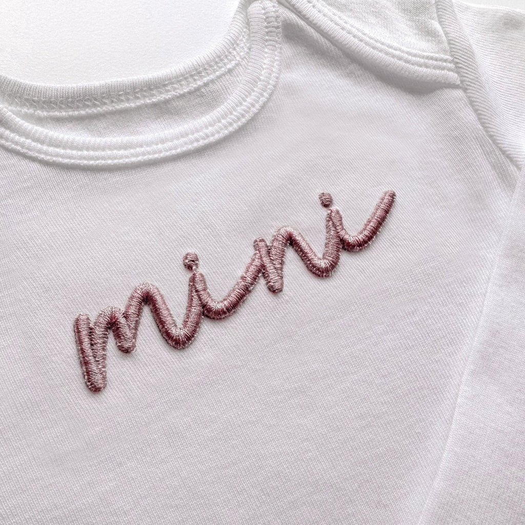 Mama & Mini Embroidered Set