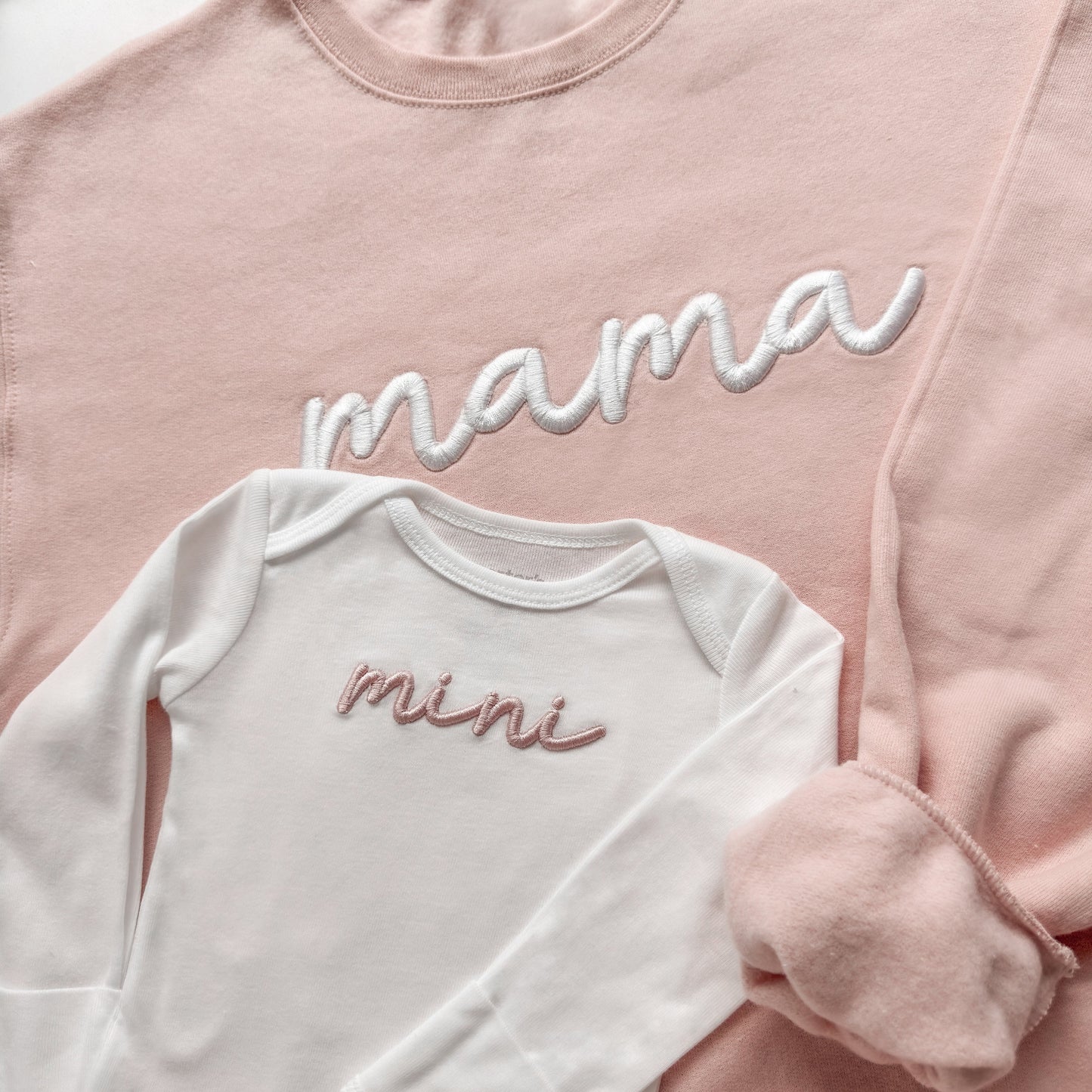 Mama & Mini Embroidered Set