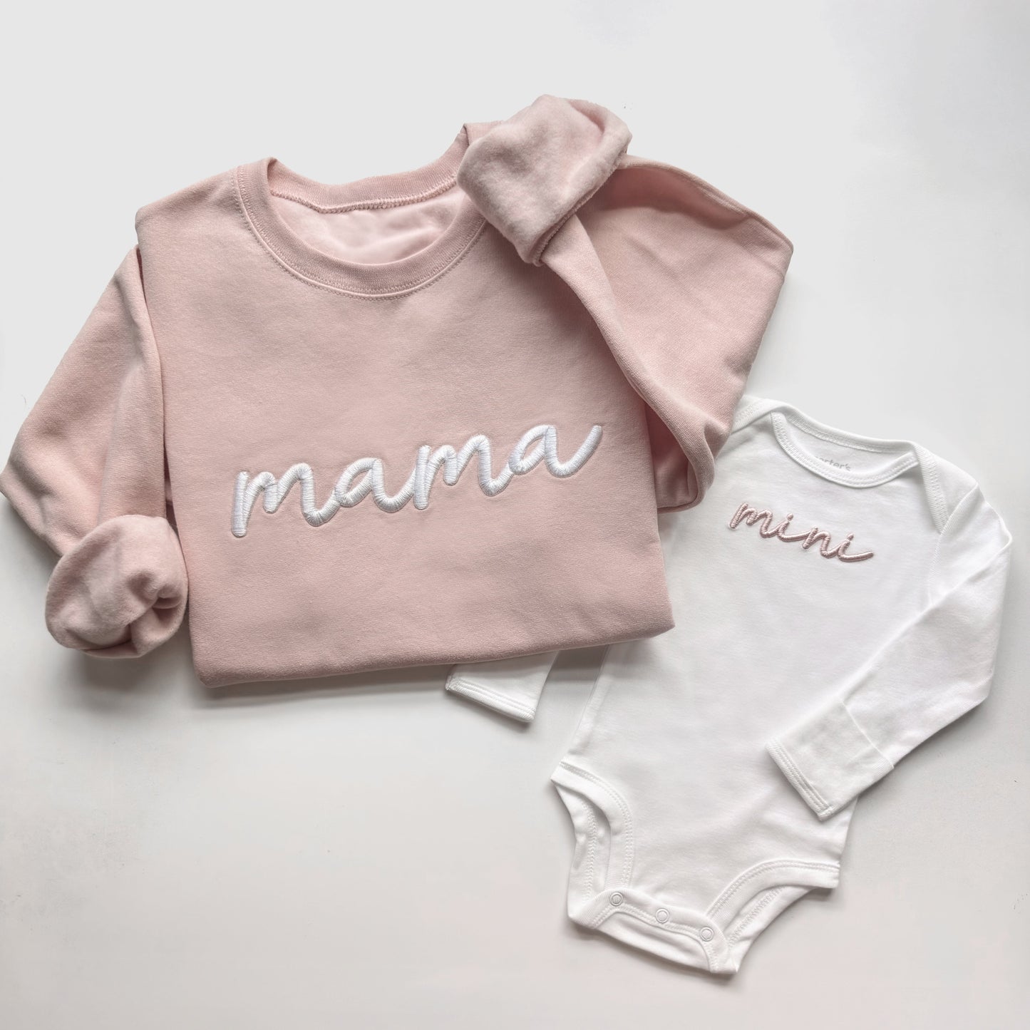 Mama & Mini Embroidered Set