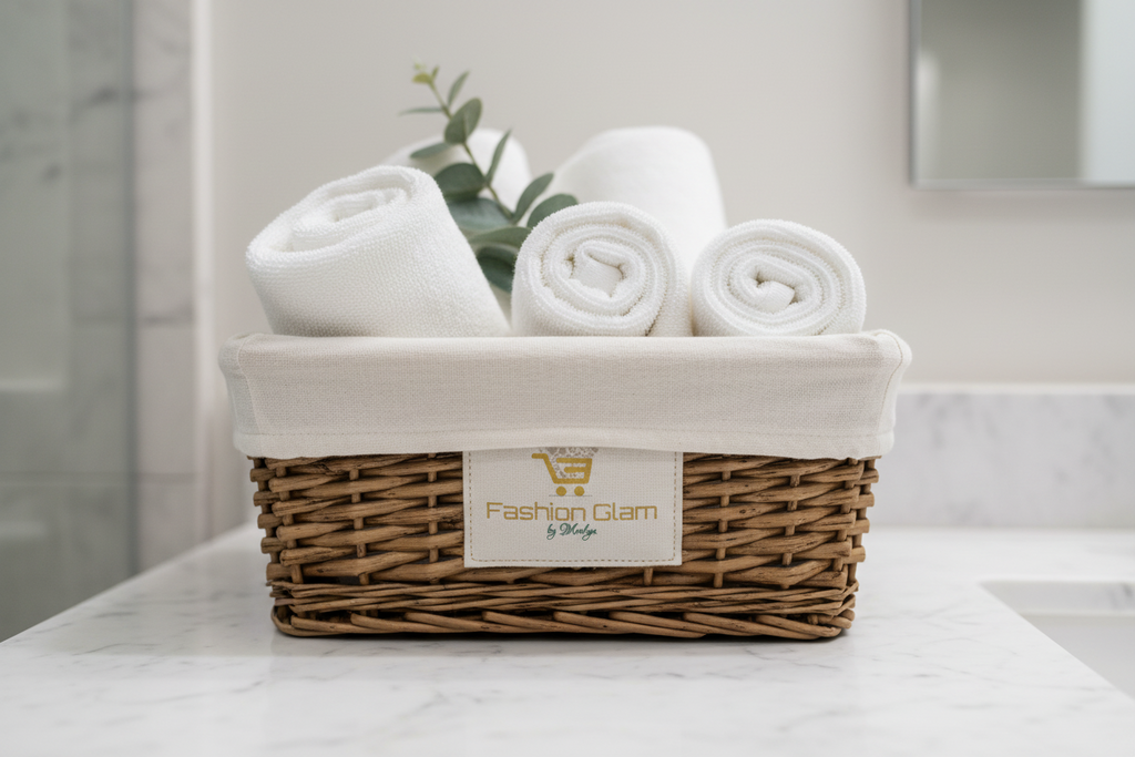 Luxury Wicker Basket with Liner — Fashion Glam by Marlyn