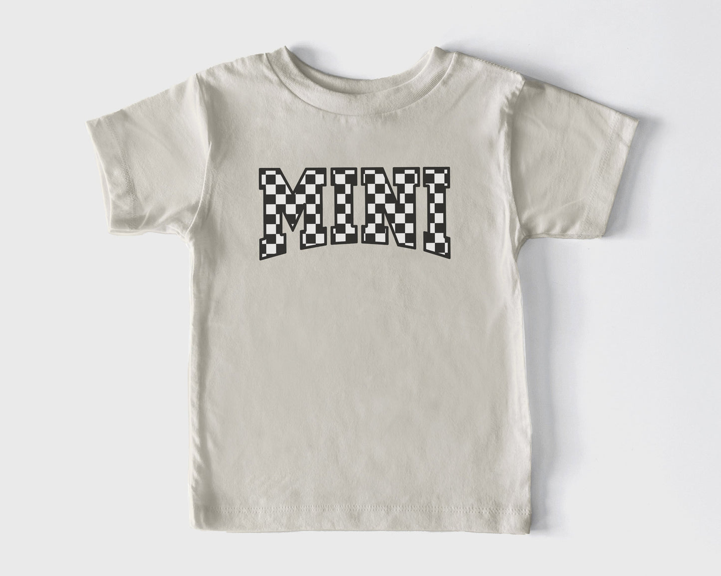 Cream Checkerboard Mama & Mini Matching Set | Mother Daughter Outfits
