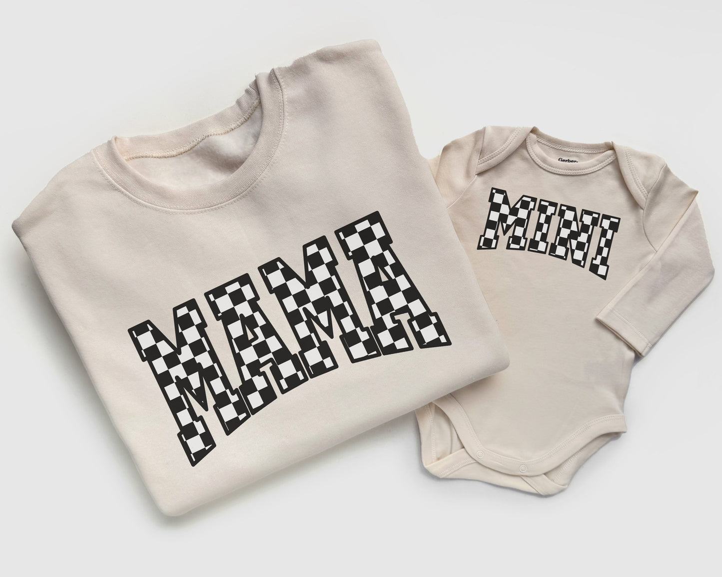 Checkerboard Mama and Mini Matching Set