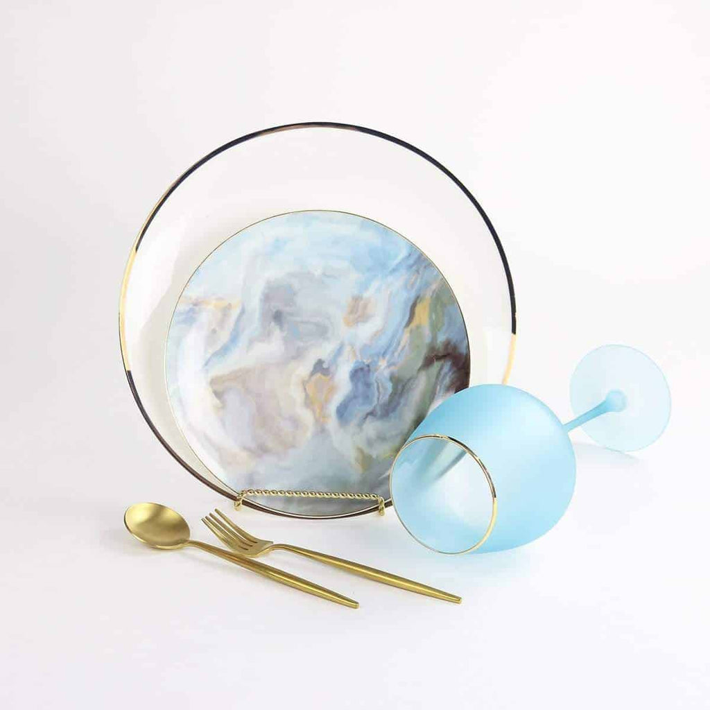 Blue Cloud Plate-Set of 4