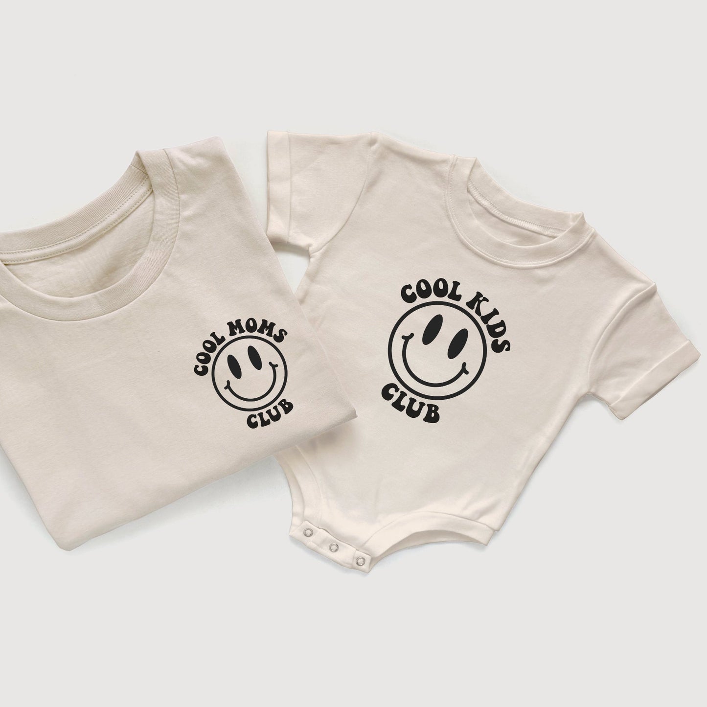 Cool Moms Club, Cool Kids Club & Cool Dads Club Matching Shirts