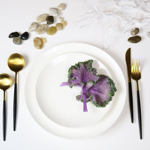 Angelic White Salad Plates-Set of 4
