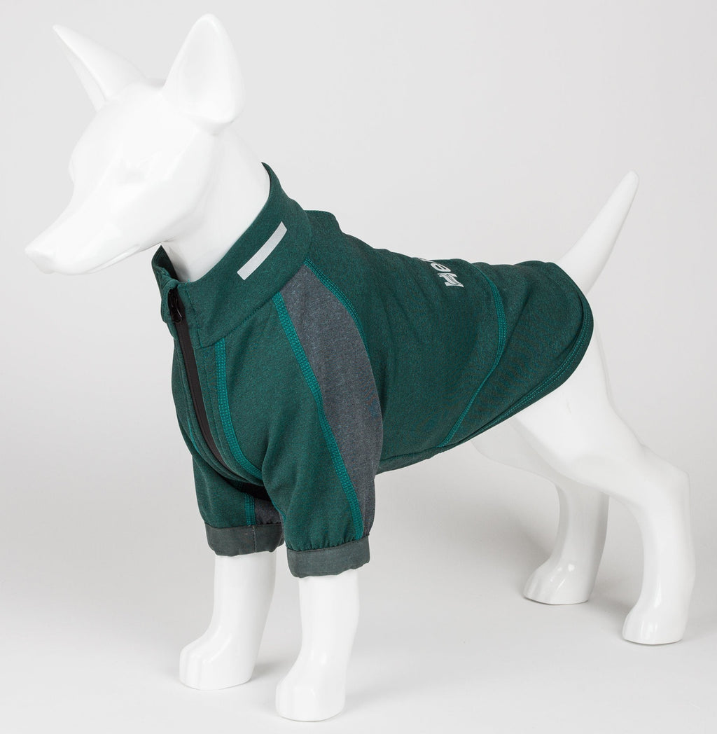 Dog Helios ® 'Eboneflow' Mediumweight 4-Way-Stretch Flexible And Breathable Performance Dog Yoga T-Shirt