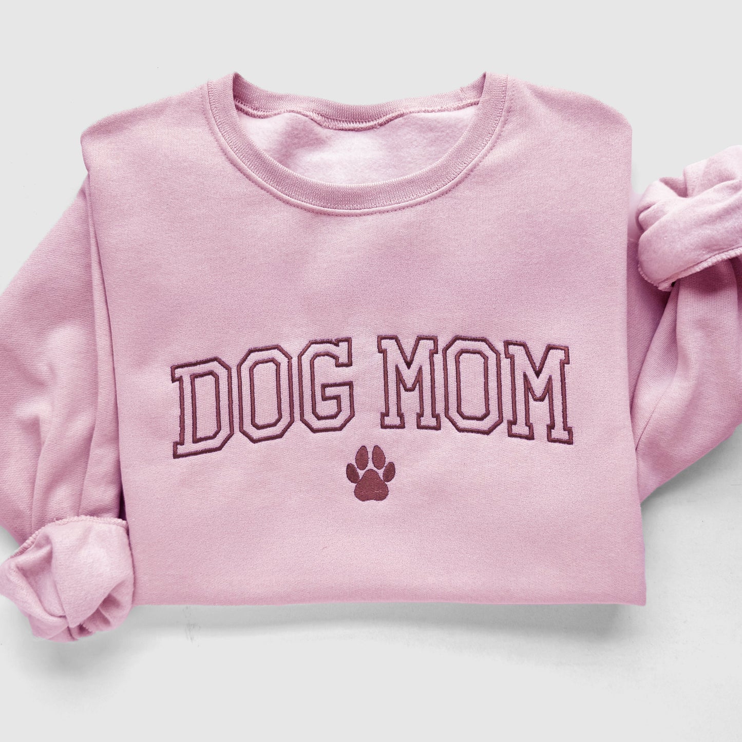 Custom Embroidered Dog Mom Sweatshirt