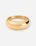 Anillo cúpula de oro