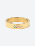 Anillo Gold Enamel con Altibajos