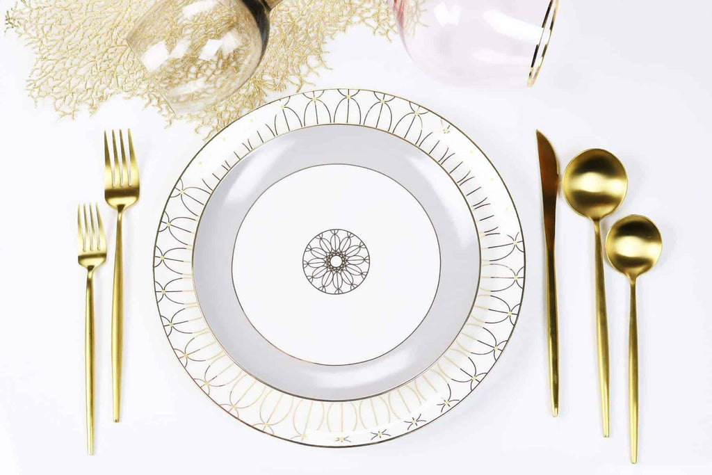 Diamond Jewel Salad Plate-Set of 4