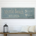 Rustic City Canvas Sign