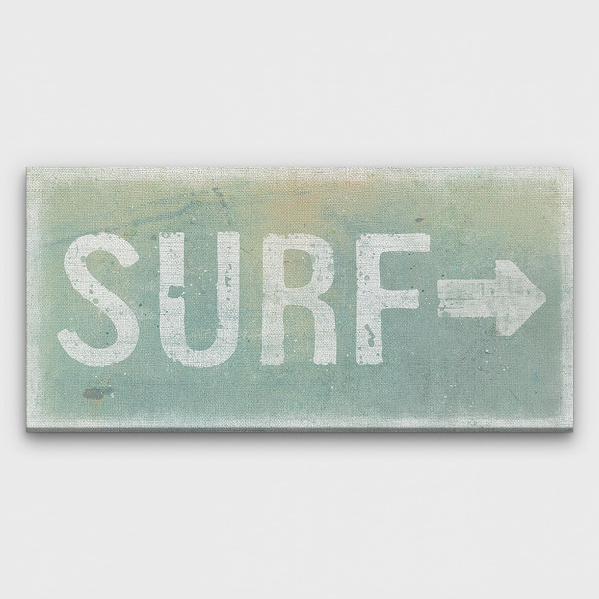 Distressed Surf Sign - Surf Shack Canvas Sign