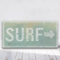 Distressed Surf Sign - Surf Shack Canvas Sign