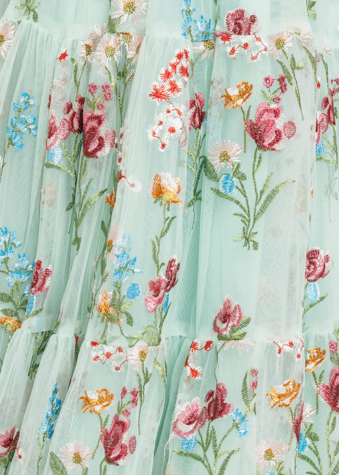 Margaret Floral Midi Dress Green