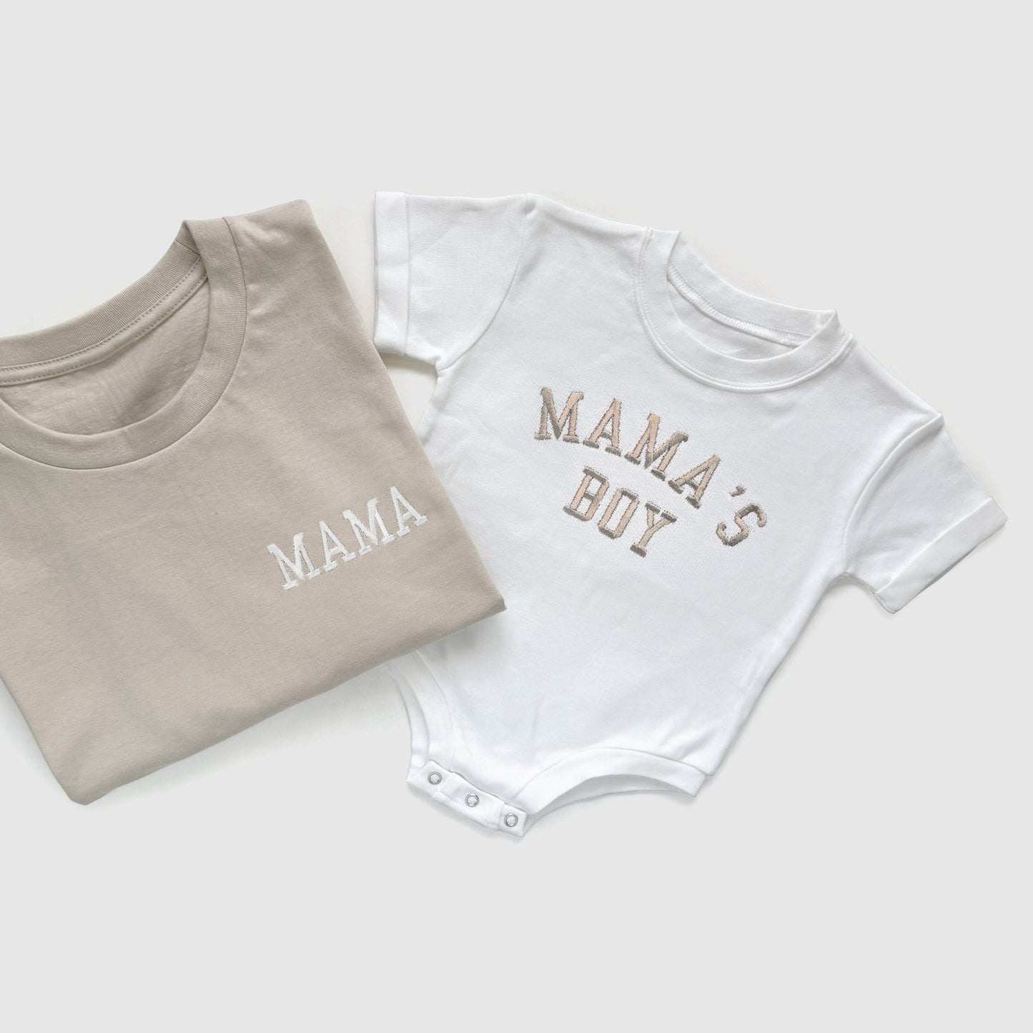 Mama & Mama’s Boy Matching Shirts | Mother Son Matching Outfits