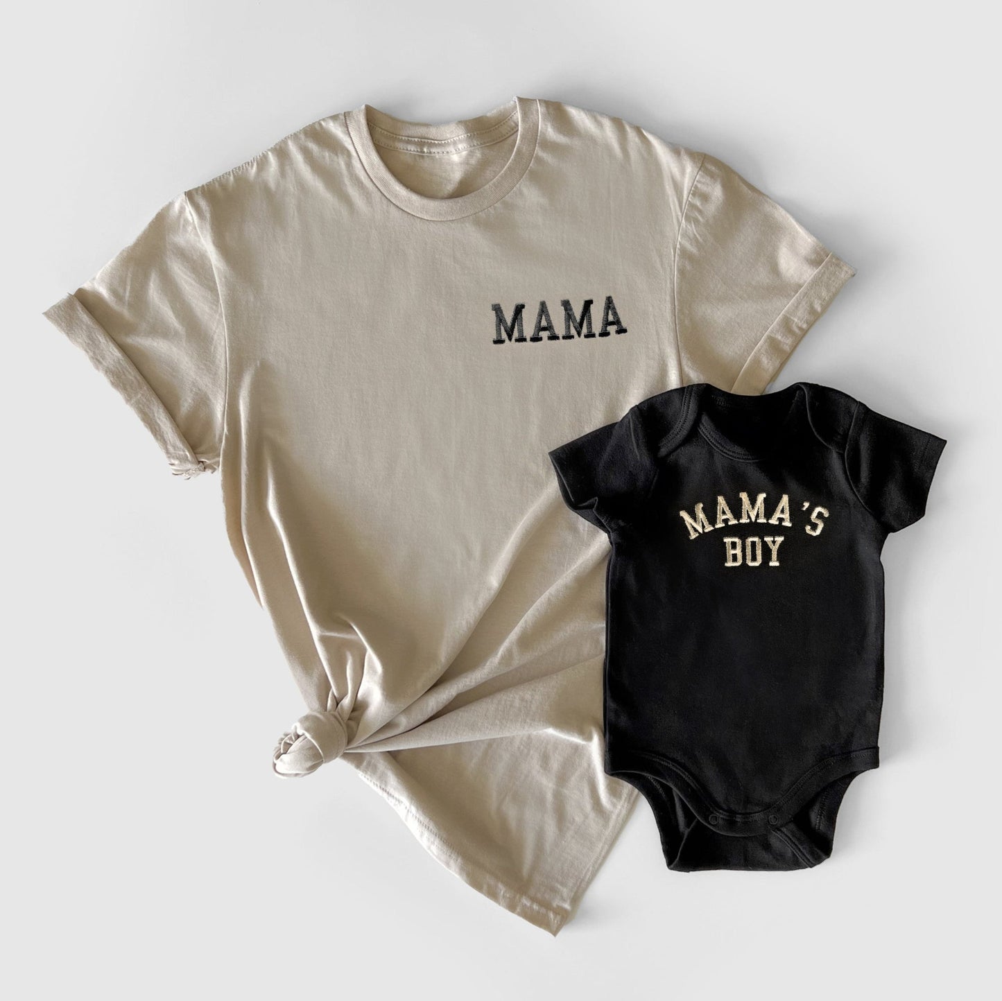 Mama & Mama’s Boy Matching Shirts | Mother Son Matching Outfits