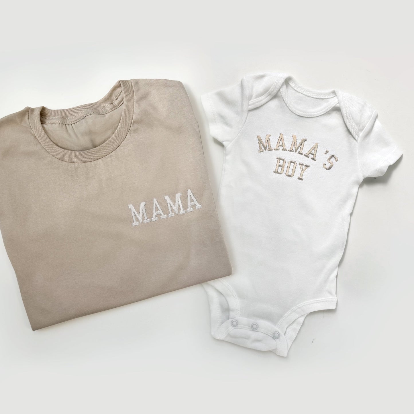 Mama & Mama’s Boy Matching Shirts | Mother Son Matching Outfits